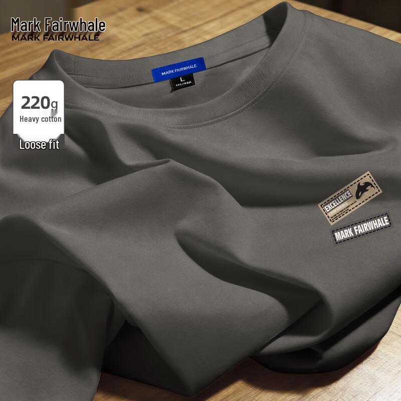 Mark Fairwhale Men's Heavyweight Pure Cotton Long-Sleeve T-Shirt