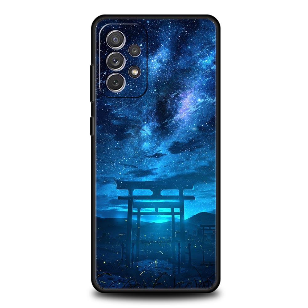 Cartoon Sky Phone Case for Samsung A51 A71 A21S A12 A11 A15 A25 A31 A41 A23 A33 A53 A73 A03S A05S A13 5G A35 A55 Cover