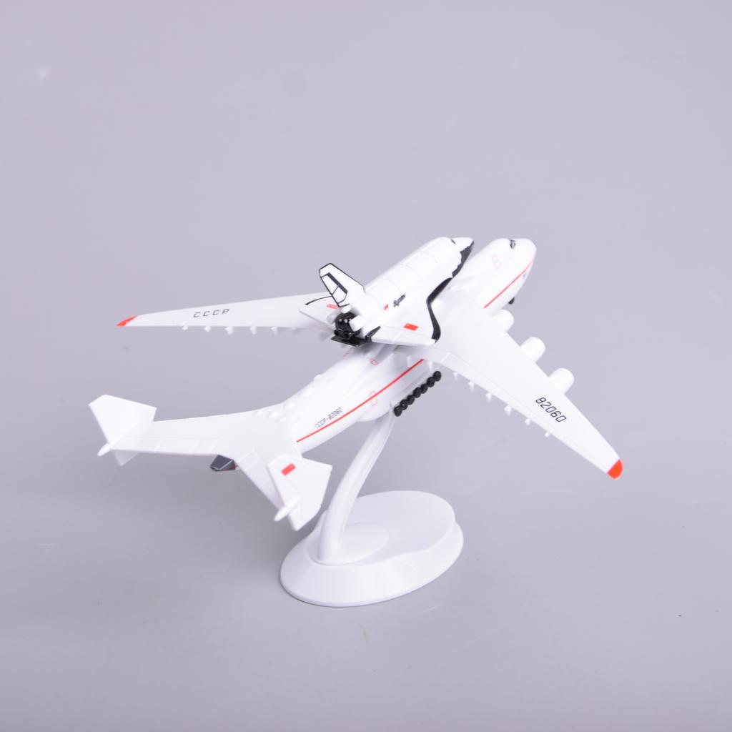 Diecast 1/400 Scale Planes Buran Space Shuttle Large Transport Aircraft Display Aviation Collection Gift Replica Abs Material