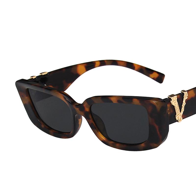 Occhiali da Sole Quadrati Donna Marca di Lusso Viaggio Piccoli Rettangolari Occhiali da Sole Moda Femminile Retro Lunette De Soleil Femme
