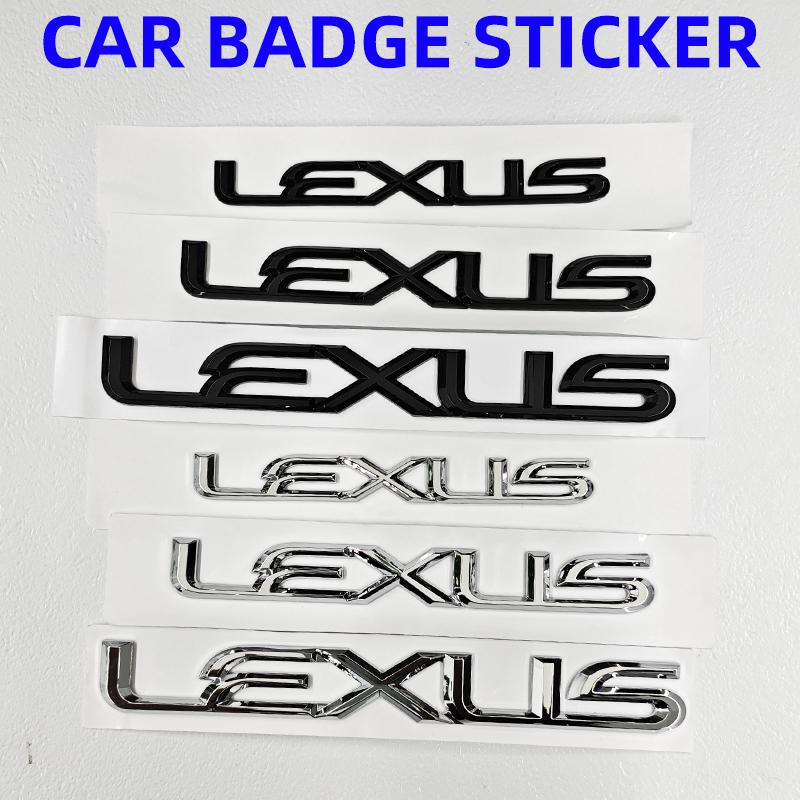 3D ABS Car Rear Trunk Emblem Badge Sticker Logo for Lexus ES300 IS300 IS350 ES250 ES350 IS250 CT200H GS350 NX200 Accessories