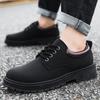 New autumn men's shoes platform shoes men's retro short boots casual low-top Martin boots men's