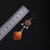 Ronghua Ethnic-style Enamel Dangle Earrings - Retro Chinese Qipao Design