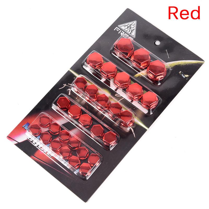 

30 шт. мотоциклетный винт гайка болт крышка крышка украшение Centro мотоцикл орнамент красный