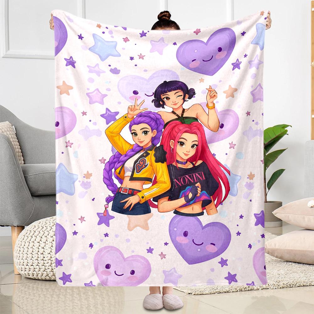 Space Adventure Trio Blanket Durable Comfort Suitable for Livingroom Office Seaside for All Seasons Playful Design