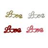 10PCS Metal Love English Letter Nail Art Charms Accessories Supplies Nails Decoration Product Parts Manicure Decor Materials