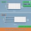 Wall-Mounted Retractable Closet Partition Shelf - No Drill Required