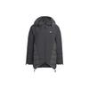 adidas Colaborare Originals X Hamcus FW23 Jachetă Unisex Matlasată cu Logo, Culoare Solidă, cu Glugă cu Șnur și Fermoar, Negru IX4343