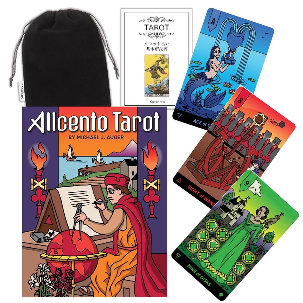 Kancharo Tarot 100 Tarot Reading Set Includes Basic Instructions and Pouch in Japanese Cards, Cards, [Allcento Tarot], (Authentic)