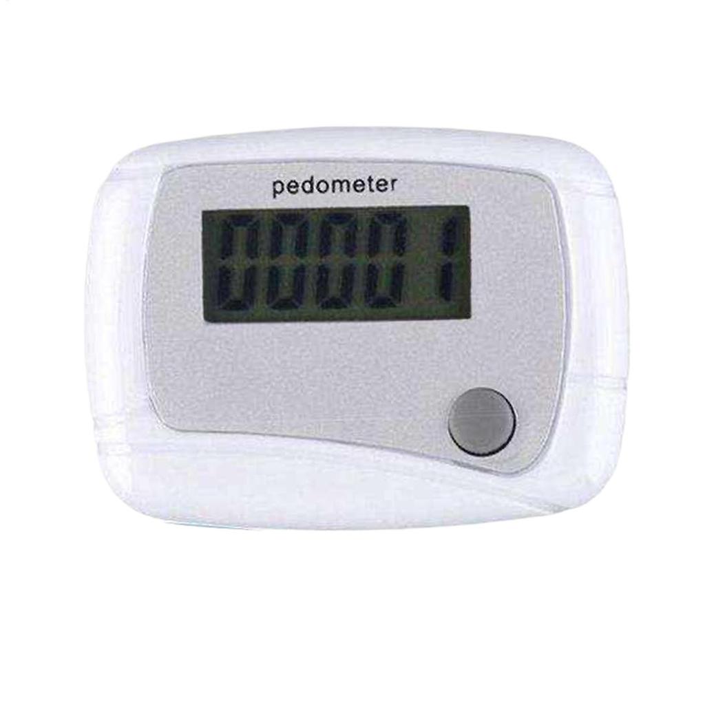 Portable Counter Digital LCD Pedometer Fitness Walk Meter Pocket Step Counter for Sports Running Training Hiking Backpacking