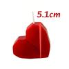 1/2/4pc 3D Heart-shaped Love Candles Valentine's Day Romantic Gift Handmade Aromatherapy Candle Wedding Home Decor Photo Prop