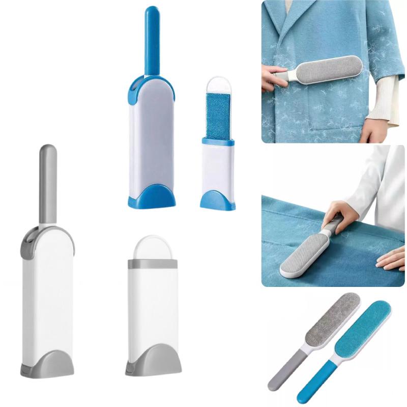 Double Self Cleaning Sided Lint Brush Reusable Sofa Pet Dog Cat Hair Fur Remover