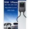 EV Wallbox 5M 7KW 32A Car Home EV Wallbox Charging Station Electric Car EV Wallbox With 5M Cable