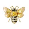 Sophisticated Metallic Bees Pin Featuring Lightweight Construction And Easy To Wear Bees Brooch Jewelry for Dates