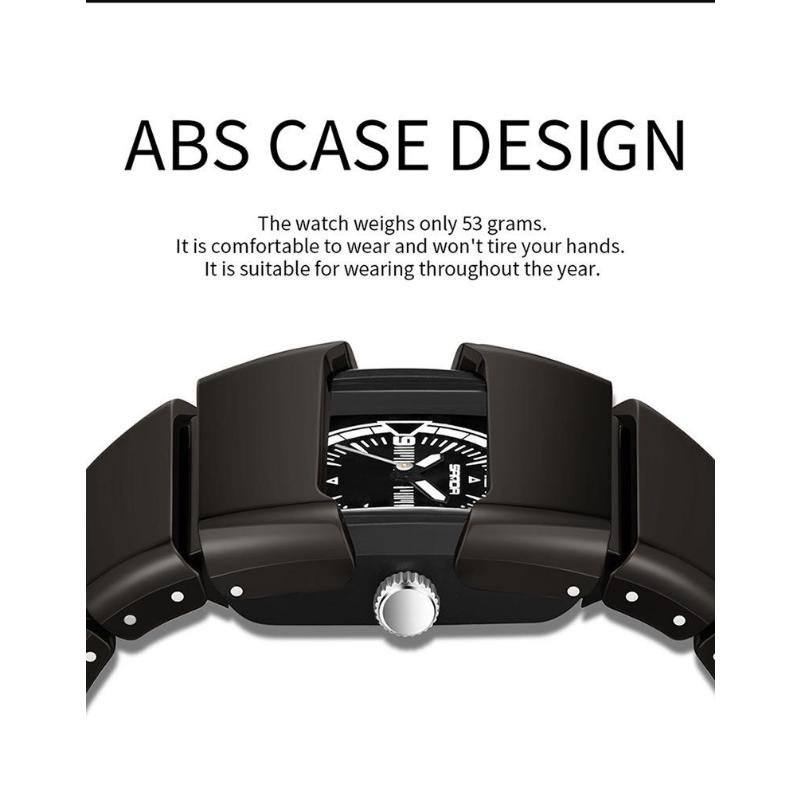 SANDA Cool Watch For Men Creative Style Alien Design Waterproof Luminous Quartz Watches Male Sports Wristwatch