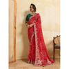 Wedding Wear Bandhej Georgette Saree Collection