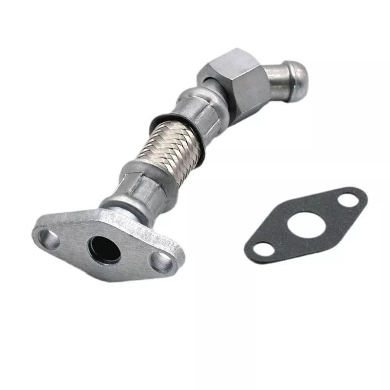 

Oil Return Line Pipe For Turbocharger 038145736C For Beetle Golf Jetta 1.9L Engine серебряный