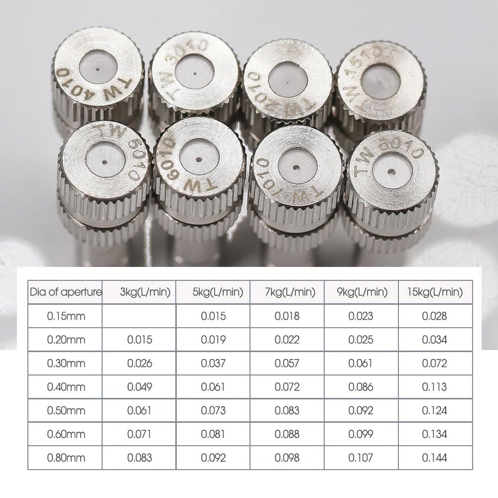 6-type 6mm Low-pressure Misting Nozzles Fine Atomization Sprayer Garden Irrigation Cooling Humidification Quick Insert Slip Lock