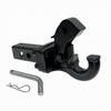 Textured Tow Hitch Attachment Heavy-Duty Construction, Arm with Hook,