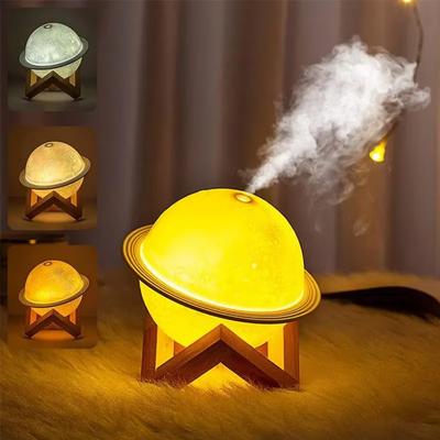 Large Fog Volume Night Light Humidifier USB Powered Moon Light Air Purifier  Desktop Use