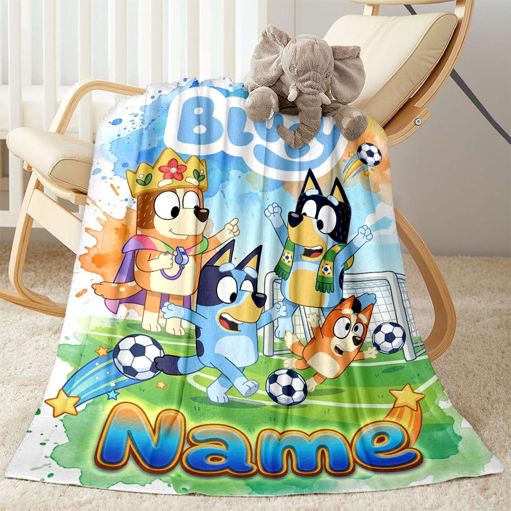 Penguin Christmas Wreath Customize Text Blanket Lightweight Customizable Blanket Soft Warm Cozy Suitable for Living Room Bed Sofa Bedding