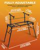 STRICH Keyboard Stand 2 Tier Foldable Adjustable Piano Stand Compatible with Keyboard Electronic Piano Width/Height 54/61/73/76/88