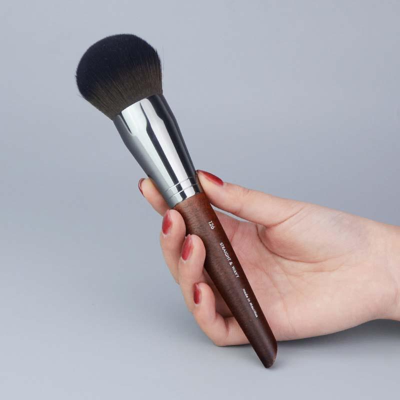 Soft Bristle Professional Makeup Brush Set: Blush, Eyeshadow, Powder & Single Piece Brush.