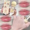 4Pcs Hydrating Lip Gloss Oil Set, Fruit Flavored Gloss, Moisturizing Cute Lip Blam Lip Care, Jelly Lip Make-Up for Women, Friendly, Party Gift