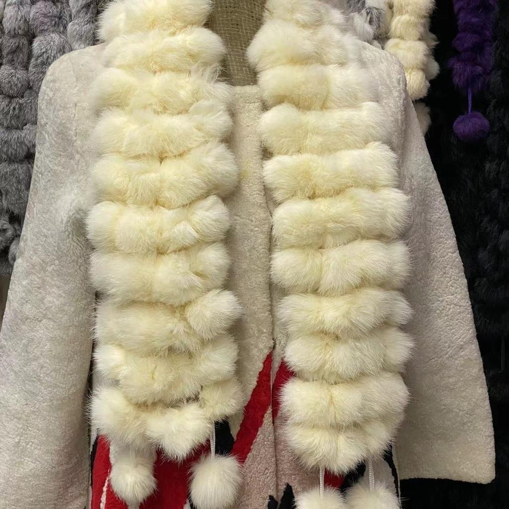 Fall and Winterfashion Scarf Stuffed 1m Heattech Imitation Fur Scarffashionthickened Scarf