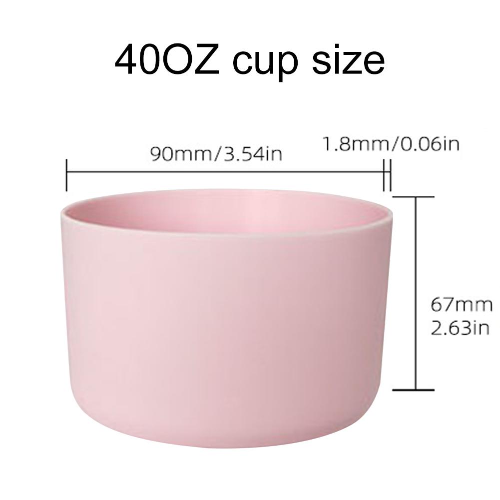 Silikon Wasserflaschenschutz für Owala 24oz 32oz 40oz Rutschfeste Schutzhülle Bodenstoßfänger Flaschendichtring Silikonstopfen