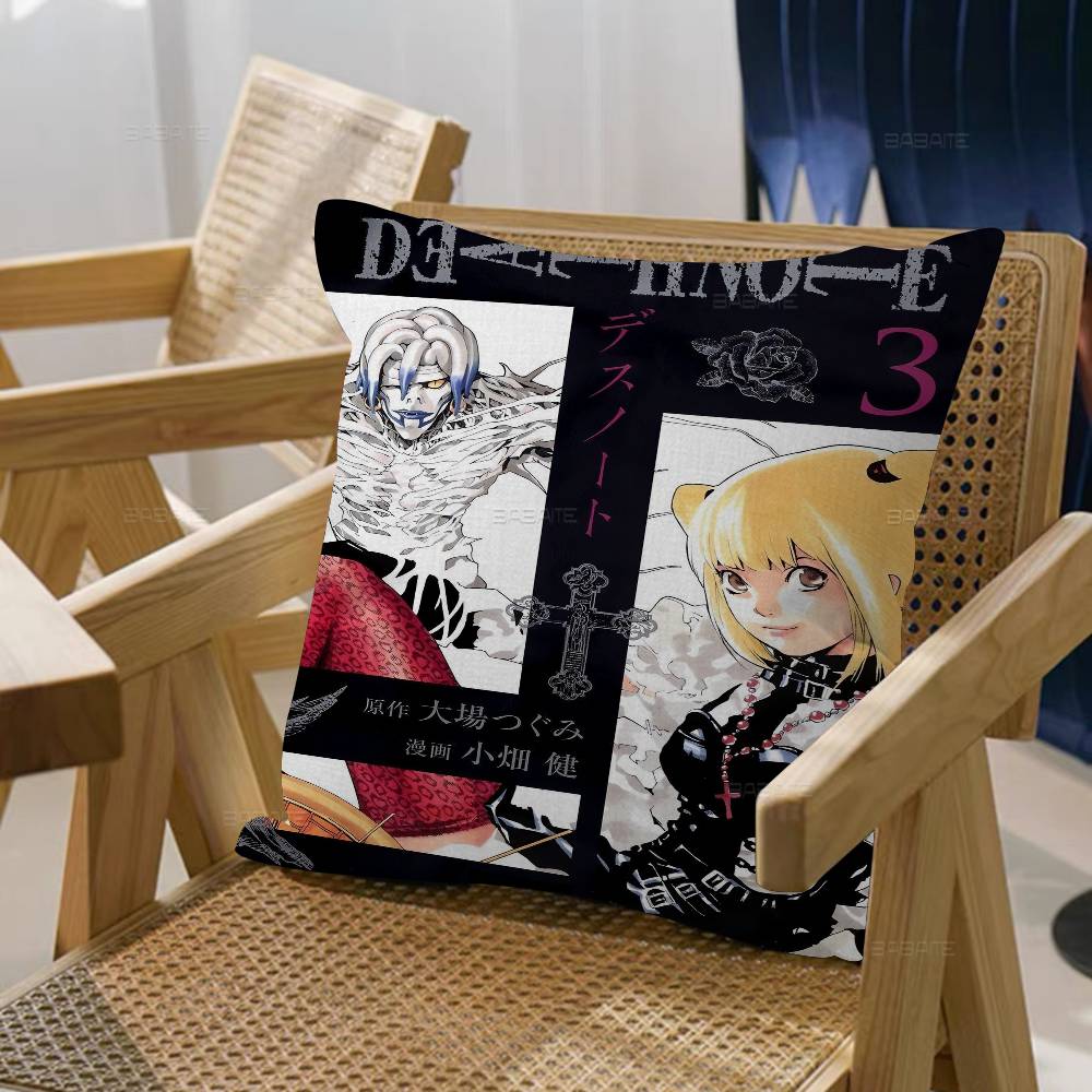 Death Note Anime Pillow Anime Pillow Sofa Bed Head Pillow Cover Cushion Cover 45x45 Cm Fashion