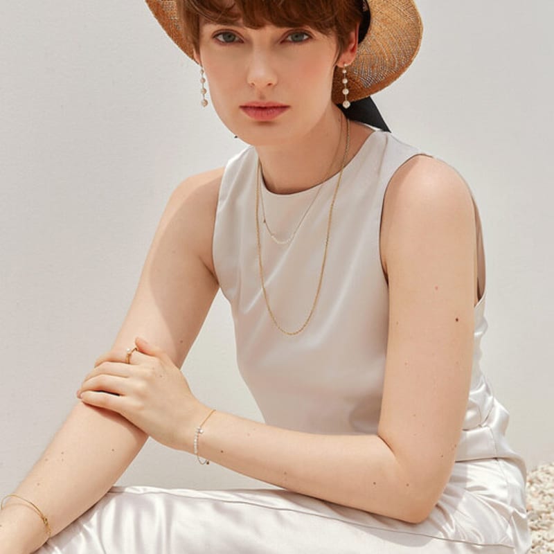 DOUZE Fleur Pearl Bracelet