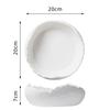 Ceramic Eggshell Bowl Dessert Bowl Advanced Fine Fruit Salad Cold Dishes Bowl Hotel Tableware Molecular Cuisine