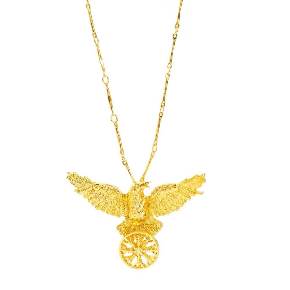 Vintage Gotische Schwarze Krähe Anhänger Damen Halskette Dunkle Wikinger Mysterium Symbol Halskette