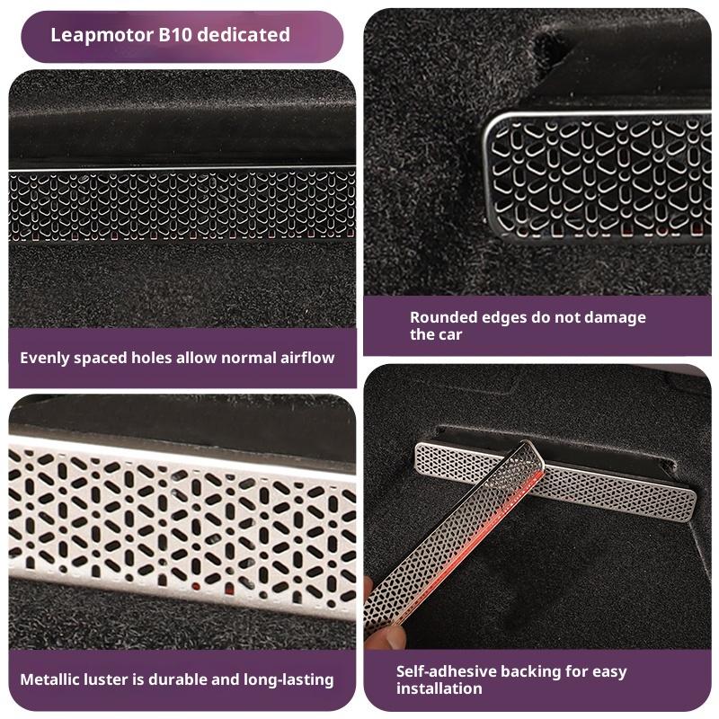 For Leapmotor B10 Under-Seat Air Vent Protective Cover Air Conditioner Dust Cover Car Interior Modification Parts