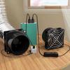 1Pcs Adjustable Speed USB Exhaust Fan with Pipe Duct Air Ventilation Fume Absorber Simple Mini Air Blower