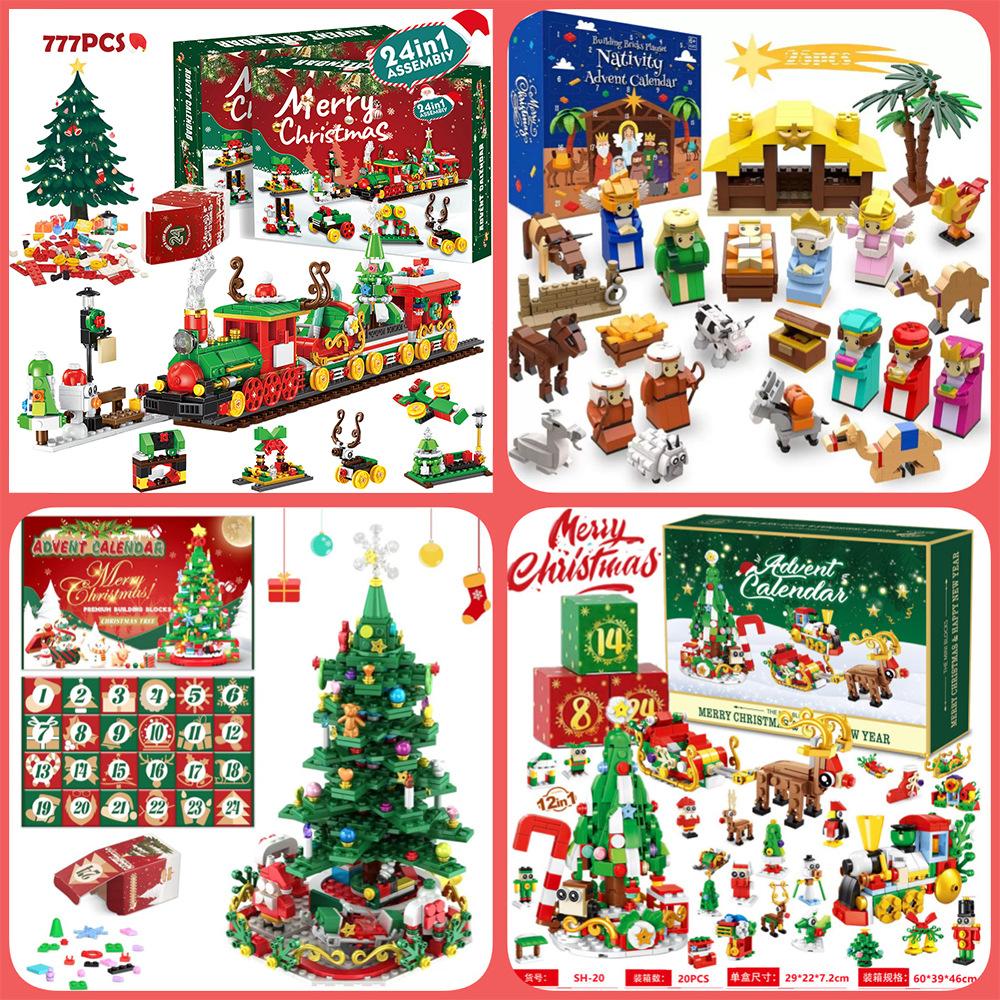 Christmas Advent Calendar Countdown 2025, Advent Block Set, Christmas Gift