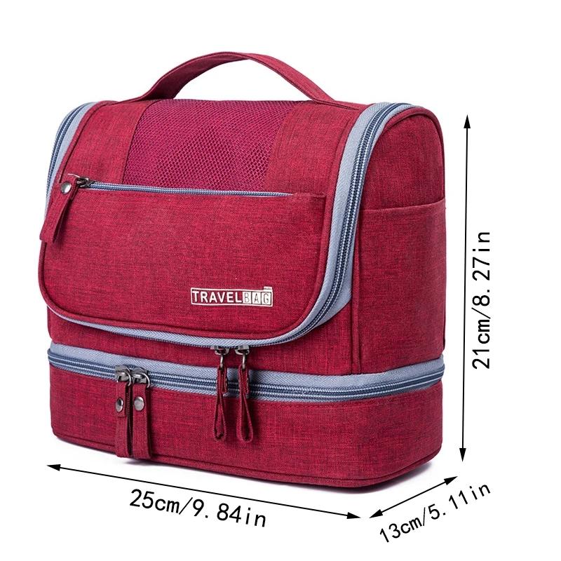 Men Necessaries Hanging Make Up Bag Oxford Travel Organizer Cosmetic Bags for Women Necessaries Make Up Case Wash Toiletry Bag