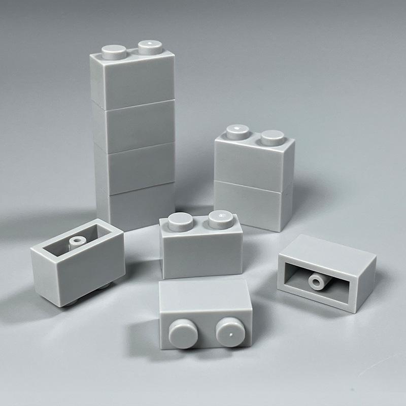 Small Particle Building Blocks: 1x2 High-Hole Brick 3004 - Basic Wall Brick Toy Accessories