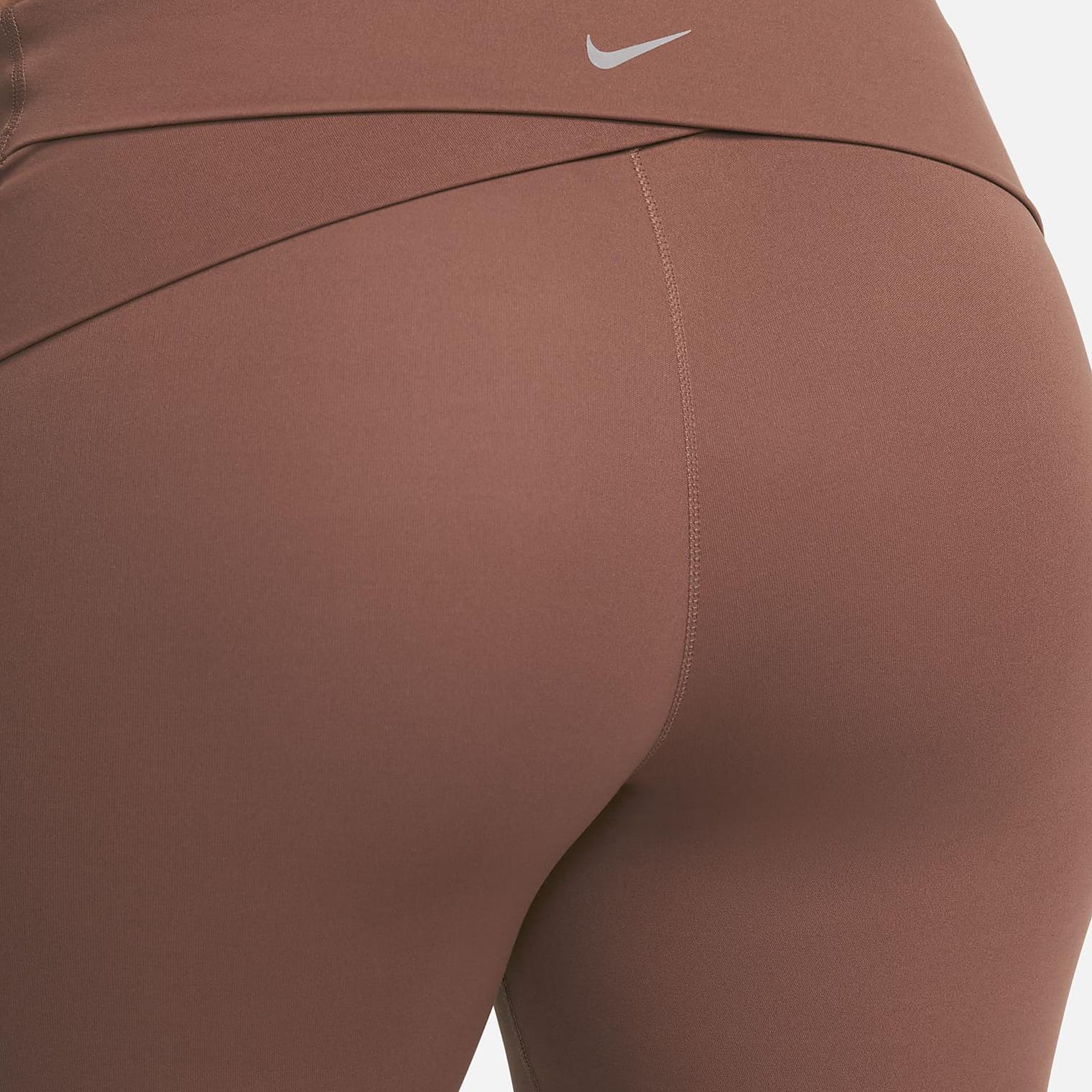 

Nike Zenvy Solid Color Brand Logo Comfortable Soft Yoga Walking Casual Shorts Women Shorts Dark-Pony DV9433-231 XL