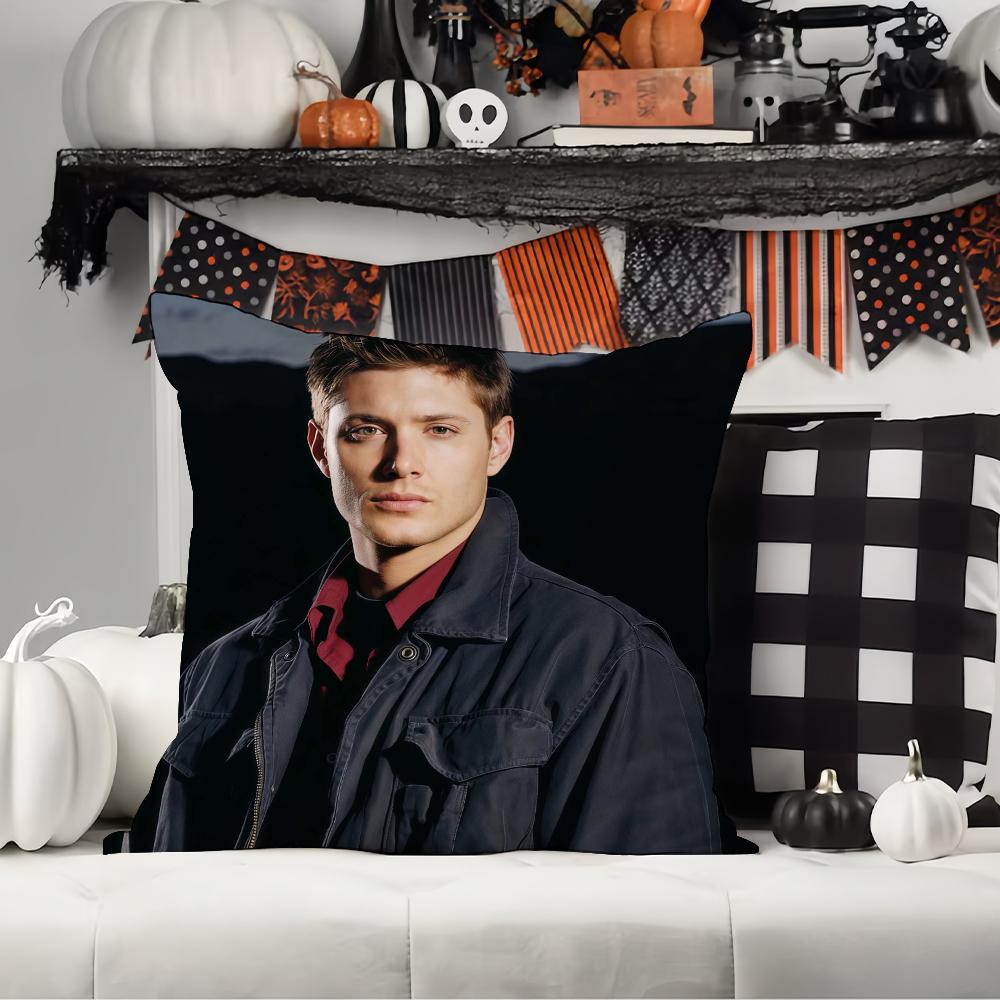 Movie Role D-Dean W-Winchester Pillow Case Office Cushions Suitable For Sofa Car Bedroom Decorative Cushion Cover
