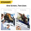 Essager 4K@60Hz HDMI Switcher - Bi-Directional 2 in 1 Out / 1 in 2 Out HDMI Splitter, HD Adapter for PC, PS5, Xbox, TV Box, Monitor & Projecto