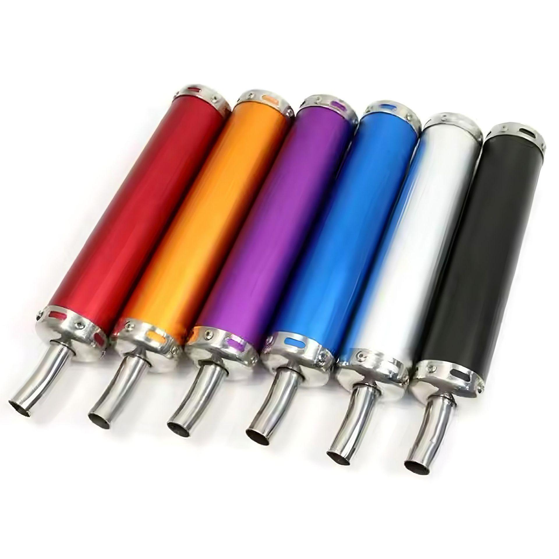

Universal 20mm Aluminum Alloy Exhaust Muffler Heat Shield for 2-Stroke Motorcycles Round