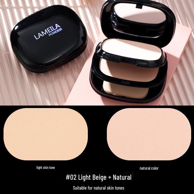 

Dual-Use Concealer & Powder Cake - Ivory/Natural Finish, Flawless Contouring Foundation 20g.