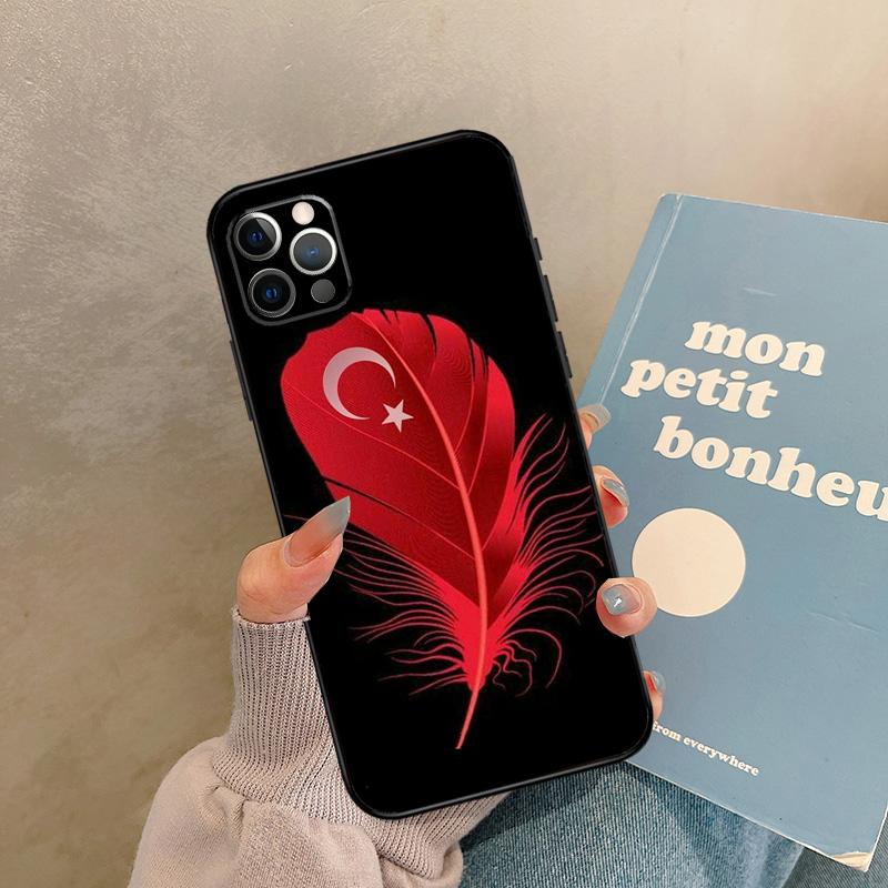 Turkey Turkish Flag Case For iPhone 17 Air 16 15 14 13 11 12 Pro Max 13 mini XR 15 16 Plus 16e Back Cover Shell