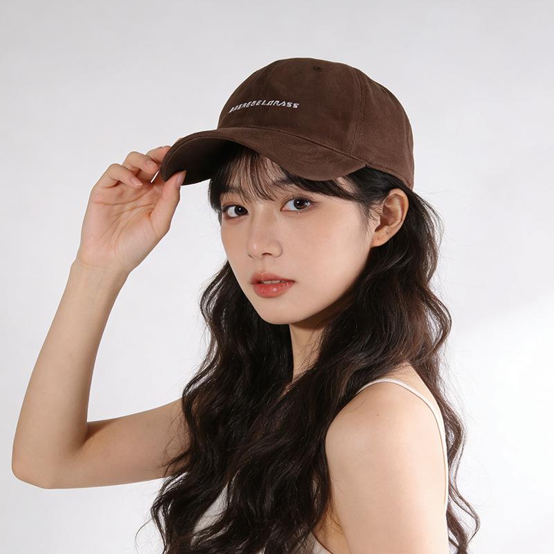 Versatile Street Couple Show Face Small Visor Casual Retro Cap Men