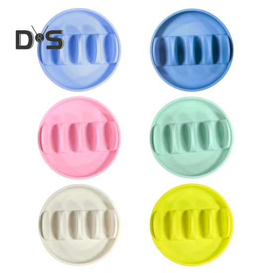 Silikonové talíře na držení taco Velkokapacitní stojan na taco s přihrádkami Bez BPA Protiskluzové stojany na talíře na tortilly Servírovací tác na taco pro rodinu Mexické taco