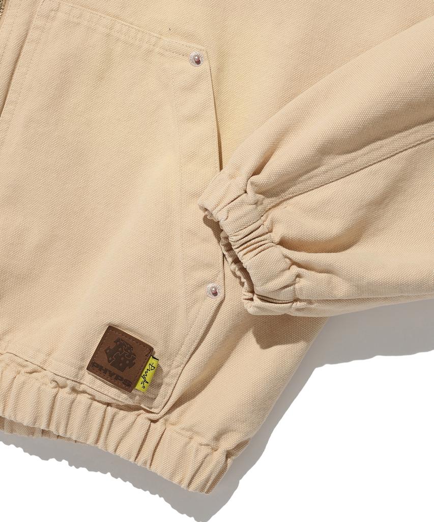 Physical Department Hoodie Work Jacket Ivory