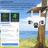 Solar Camera for Home Outdoor Use, Waterproof and Dustproof, Wiring-free, Three-screen Monitoring