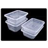 Thickened Transparent Rectangular Food Containers with Lids